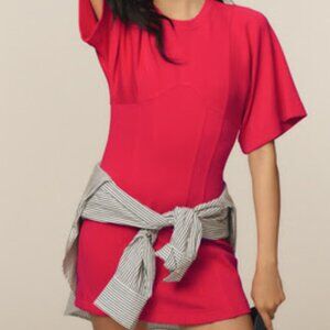 Anthropologie Short-Sleeve Mini Dress